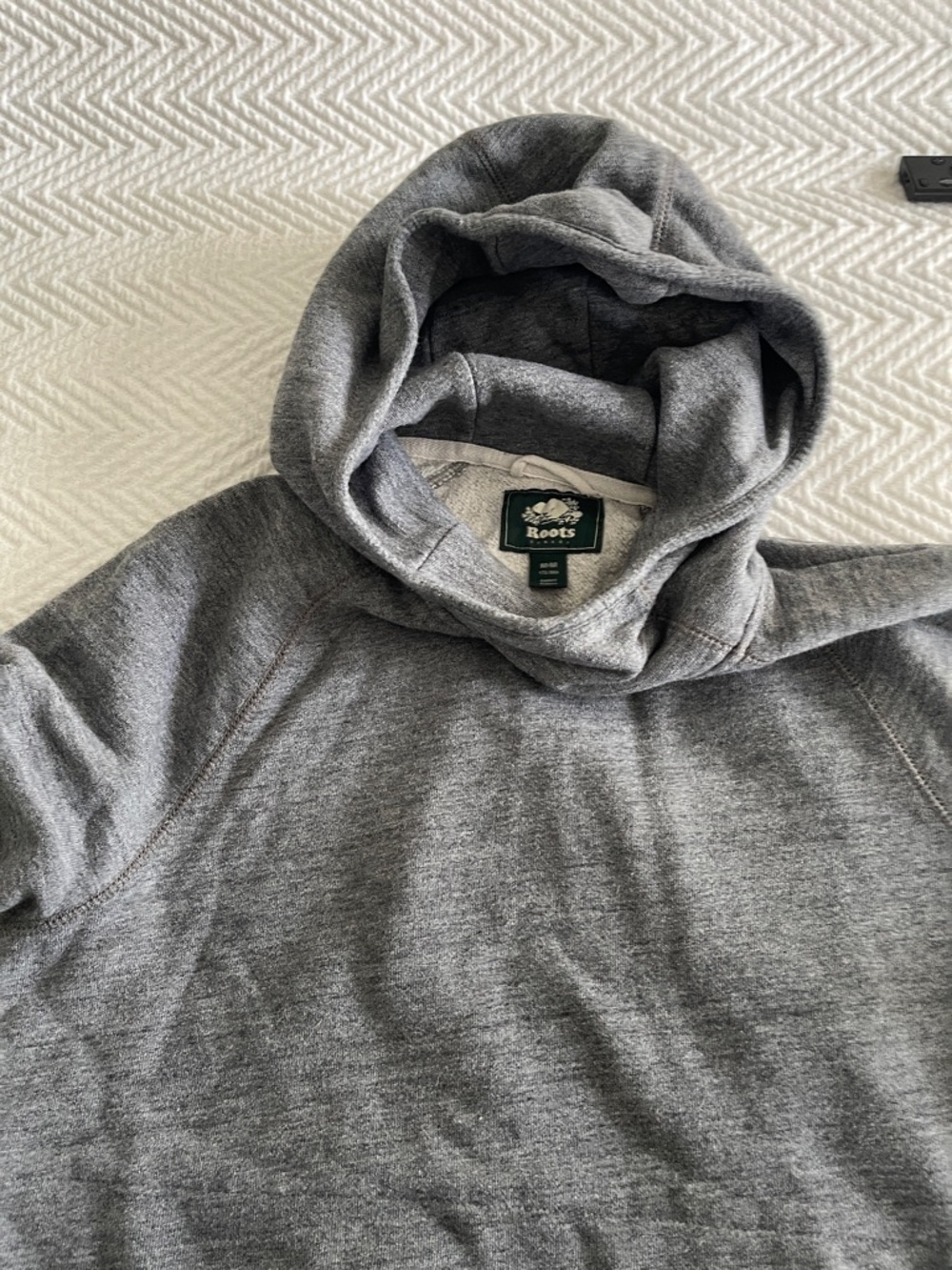 Roots Gray Heather Pullover Hoodie